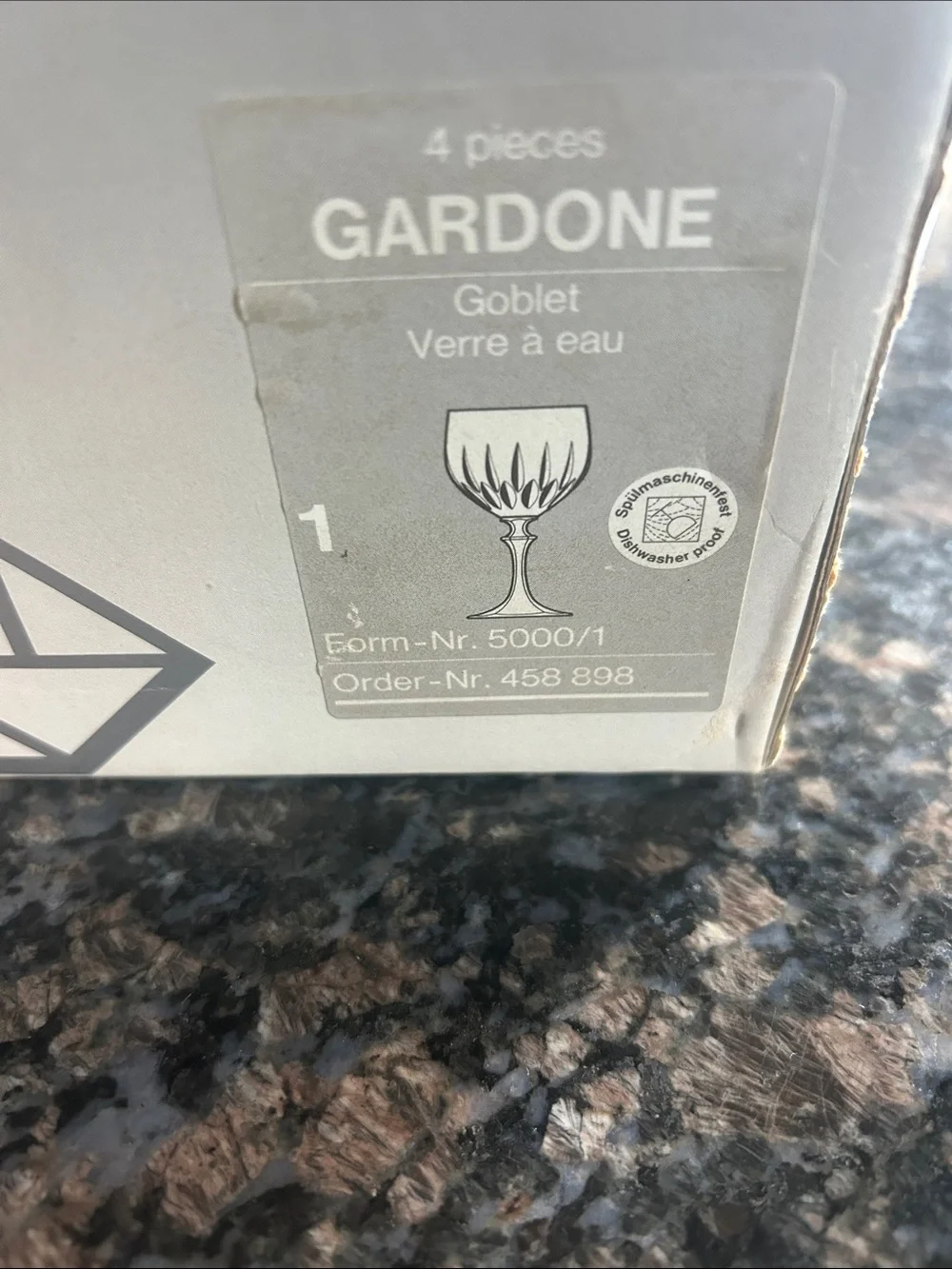 SCHOTT-ZWIESEL  GERMANY FULL LEAD CRYSTAL GARDONE 7